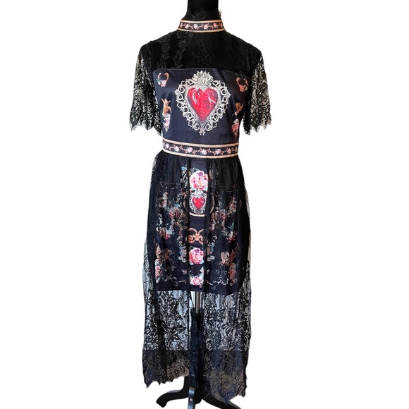 Stunning & Fun Lace Accent Dress The Rozmundah - Picture 2 of 13